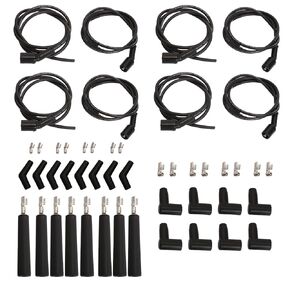 5ft Spark Plug Wire Set with Straight 90 135 Degree Boots, 8Pcs, Compatible with LS1 LS2 LS3 LQ9 5.3 5.7 6.0 6.2