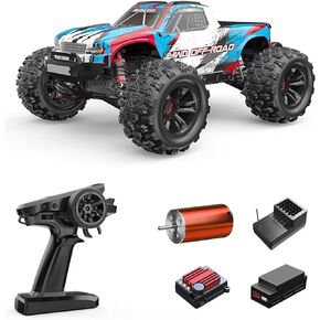 MJX Hyper Go 16208 1/16 RTR Brushless RC Cars, Top Speed 42mph 4x4 Hobby Electric Off Road Jump Remote Control Truck, Adult RC Monster All Terrain Remote Control Cars
