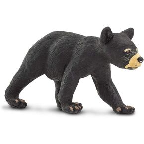 Safari Ltd. Black Bear Cub Figurine - Detailed 3" Plastic Model Figure - Fun Educational Play Toy for Boys, Girls & Kids Ages 1+
