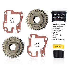 2 Pack 9706529 AP3594375 W11086780 Worm Gear - Compatible with KitchenAid/Whirlpool 5QT and 6QT Stand Mixer - Fits 9703543,9706529,W10916068 ap6048307 WP9706529 Replacement Parts