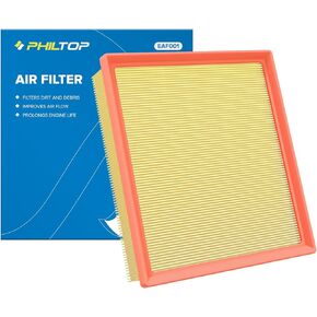 PHILTOP Engine Air Filter, CA10755 Air Filter for Sienna Highlander Avalon Durango Grand Cherokee Camry ES350 NX200T NX300 RX350, Compatible with OEM Engine Filter