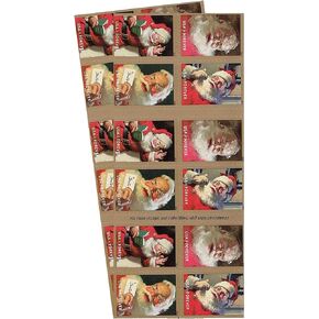 Sparkling Holiday Forever Postage Stamp 1 Books of 20 First Class US Postal Christmas Celebrations Wedding Anniversary Party Traditions (20 Stamps)
