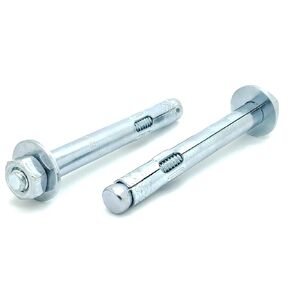 Eight (8) 5/16" x 2-1/2" Zinc Plated Hex Nut Sleeve Anchor Bolts (BCP984)