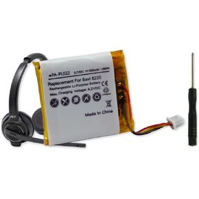 Replacement Battery for Plantronics Savi W8220 Savi 8220 B8200 Compatible Model Part 213199-01 203055-01 203035-01 208769-02 208769-01 Wireless Headset Fix Dead Power Issue + Tool
