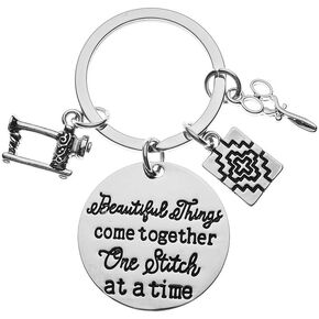 Infinity Collection - Quilting Keychain, Quilting Gift, Sewing Gift, Gift for Quilter, Quilter Gift