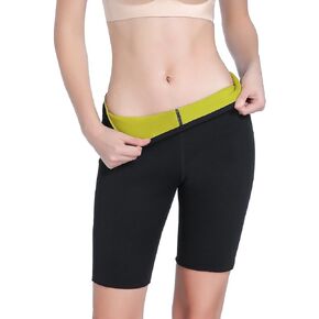 ValentinA Womens Hot Body Shaper Pants Workout Sweat Sauna Suit Thighs Fat Burner Neoprene Slimming Shorts for Weight Loss