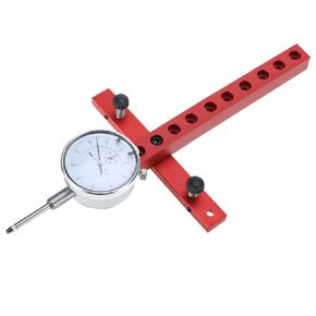 NORJIN منشار طاولة مقياس مؤشر الاتصال الهاتفي، مجموعة أدوات قياس منشار طاولة طويلة قابلة للتعديل لمحاذاة ومعايرة مناشير الطاولة في ورشة العمل، ومناشير الشريط ومكابس الحفر in Kuwait