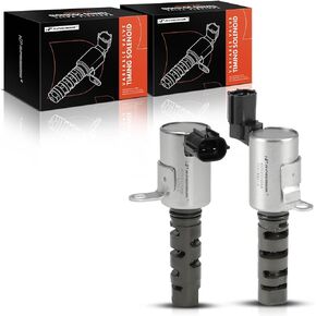 A-Premium 2-PC Intake & Exhaust Engine Variable Valve Timing (VVT) Solenoid Compatible with Dodge Dart 2013 2014 2015 2016, 2.0L, Replace# 5047666AA, 5047665AA