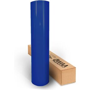 VViViD Gloss Dark Navy Cobalt Blue Vinyl Wrap Film Roll 12 Inches x 5 Feet Decal Sheet DIY Easy to Use Air-Release Adhesive