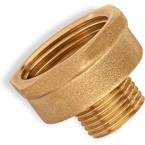 Adapter Nipple 3/4" Male x 1 “ Female Pipe Fitting NPT - Brass Adapter 3/4 inch x 1inch Female Pack of 1