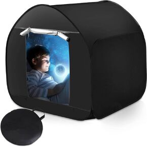 Sensory Tent Calm Down Corner Supplies for Autistic Children, Black Out Calming Play Tent Pop Up Tent Sensory Room Indoor Tent for SEN, Autism, ASD, ADHD with Travel Bag