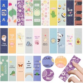 25 PCs Sensory Stickers Calming Strips - Unique Visuals, Quality Material - Ideal for Children, Teachers, Adults - Calm Strips for Anxiety Sensory Stickers, Increase Attention -3 Textures