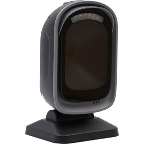 TEEMI Handsfree 2D QR Desktop Barcode Scanner, 1D Handheld Automatic Omnidirectional USB Reader CMOS Image Sensor, Wall Mountable Large Scanning Window Capture Screen Codes, TMSL-72