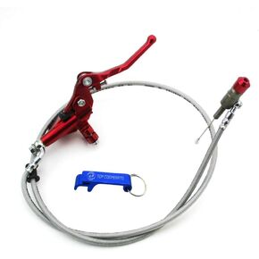TC-Motor Red 1200mm Line Hydraulic Clutch Handle Lever Master Cylinder for Pit Dirt Bike Motocross Motorcycle