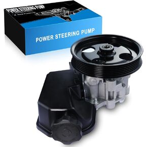 21-5429 Dakota Power Steering Pump with Reservoir Pulley, Power Assist Pump Fit For:-Dodge Dakota 2005-2007 3.7L, Dakota 2005-2007 4.7L, Replacement 52855186AD 52855186AE 52855186AH (1 Pack)