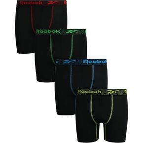 Reebok Boys’ Underwear - Performance Boxer Briefs (4 Pack) in Saudi Arabia