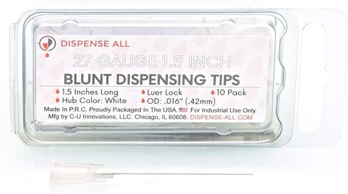 إبر توزيع ذات أطراف حادة مقاس 27 مقاس 1.5 بوصة، قفل لور، عدد 25 in Kuwait