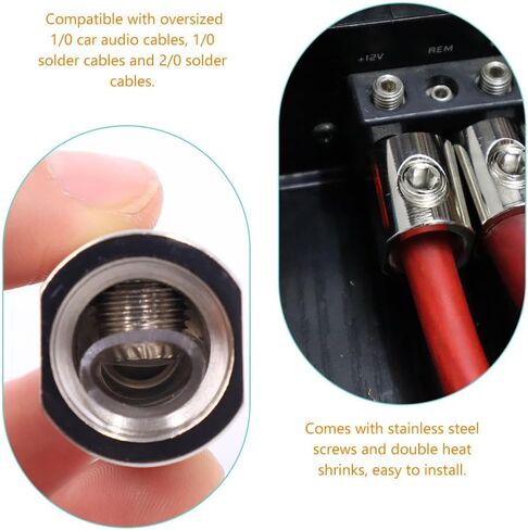 5 أزواج 0 محول الإدخال أمبير مجموعة الأسلاك مخفضات الإدخال 0 قياس أمبير عدة 1/0 Awg إلى 4 قياس المخفض مكبر للصوت كابل الطاقة المخفض موصل الطاقة العالية الألومنيوم in Kuwait