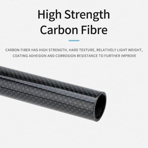 Carbon Handlebars Mountain Bike Handlebars, Flat Bars 31.8mm 3K Glossy 680mm 720mm 760mm MTB Handlebars for Mountain Bikes Road Bike (White logo, 680MM) in Saudi Arabia