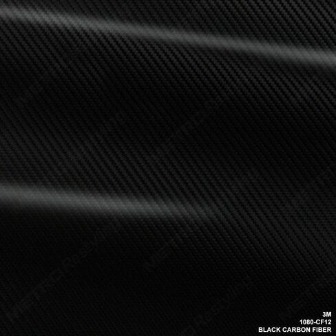 3M 1080 CF12 Black Carbon Fiber 3in x 5in (Sample Size) Car Wrap Vinyl Film in Saudi Arabia