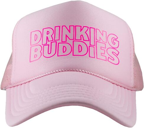 KATYDID Drinking Buddies Decal Foam Trucker Hat in Saudi Arabia