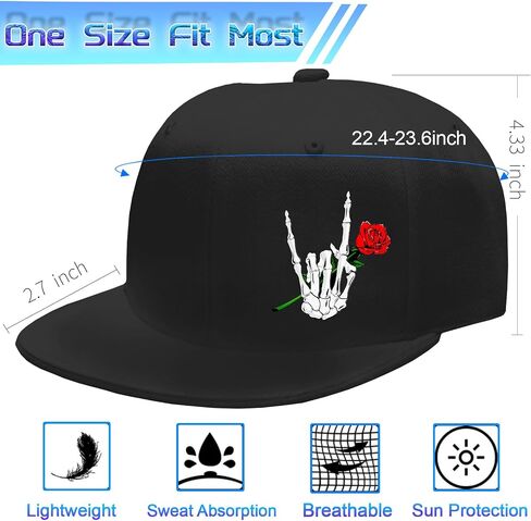 قبعات مسطحة للرجال قبعات Snapback للرجال قبعة بيسبول للرجال قبعة Snapback سوداء مناسبة للنساء in Saudi Arabia