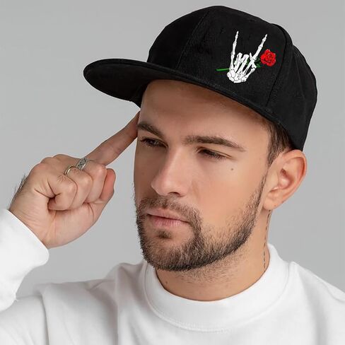 قبعات مسطحة للرجال قبعات Snapback للرجال قبعة بيسبول للرجال قبعة Snapback سوداء مناسبة للنساء in Saudi Arabia