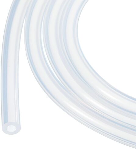 25ft 1/8 "ID x 1/4" OD أنابيب السيليكون واضحة 3 مم × 6 مم أنابيب بلاستيكية صناعية خراطيم السيليكون النقي لمضخة سيفون استنزاف تخمير in Saudi Arabia