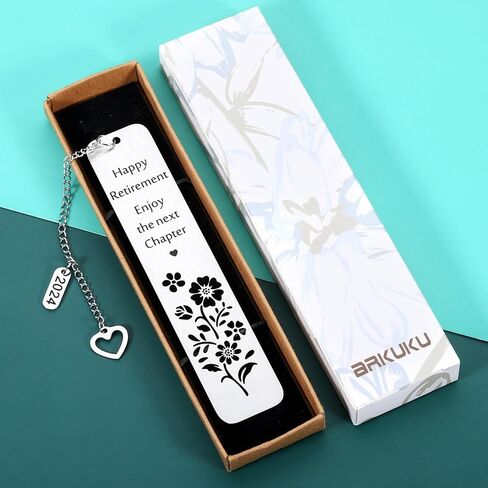 Retirement Gifts for Women Men 2024 Happy Retirement Gifts for Her Friends Teacher Retirement Gifts for Women Men 2024 Retirement Bookmark Gifts for Women Men Christmas in Saudi Arabia
