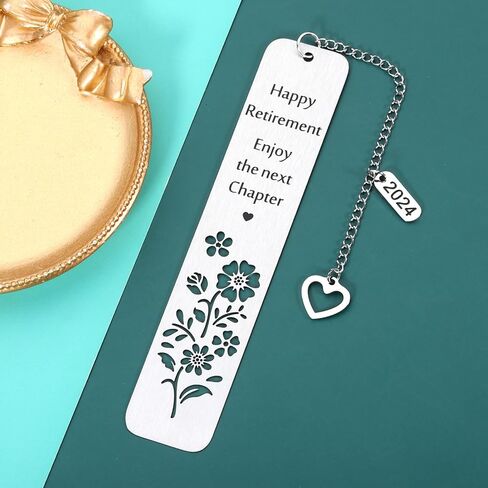 Retirement Gifts for Women Men 2024 Happy Retirement Gifts for Her Friends Teacher Retirement Gifts for Women Men 2024 Retirement Bookmark Gifts for Women Men Christmas in Saudi Arabia