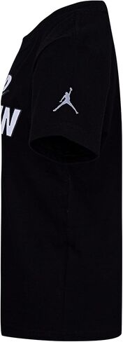 تي شيرت Jumpman القوي للأولاد من Jordan (للأطفال الصغار) أسود 2-4 طفل صغير/طفل صغير in Kuwait