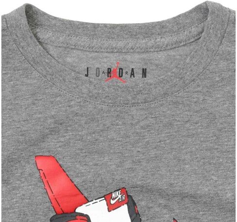 قمصان وتي شيرتات رياضية للأولاد من Jordan Aj1 Takeoff مقاس XL، اللون: رمادي/أحمر/أبيض in Kuwait
