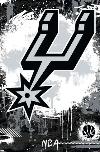 Trends International NBA San Antonio Spurs - Maximalist Logo 23 Wall Poster in Saudi Arabia