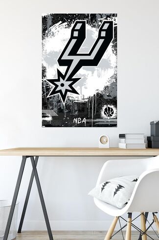 Trends International NBA San Antonio Spurs - Maximalist Logo 23 Wall Poster in Saudi Arabia