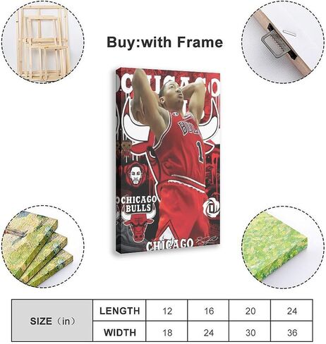 BAOGELI Larry Bird Poster Basketball Picture Canvas Poster Wall Art Decor Print Picture Paintings for Living Room Bedroom Decoration Unframe:12x18inch(30x45cm) in Saudi Arabia