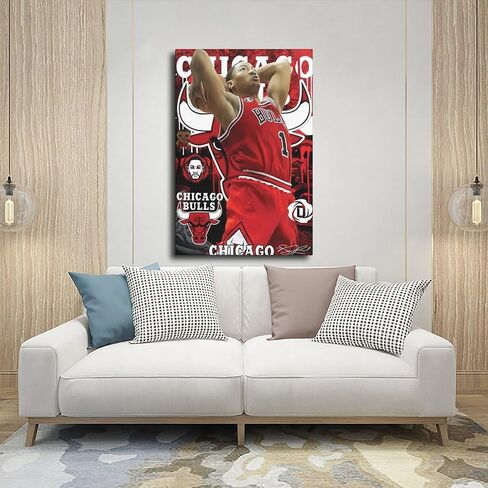 BAOGELI Larry Bird Poster Basketball Picture Canvas Poster Wall Art Decor Print Picture Paintings for Living Room Bedroom Decoration Unframe:12x18inch(30x45cm) in Saudi Arabia