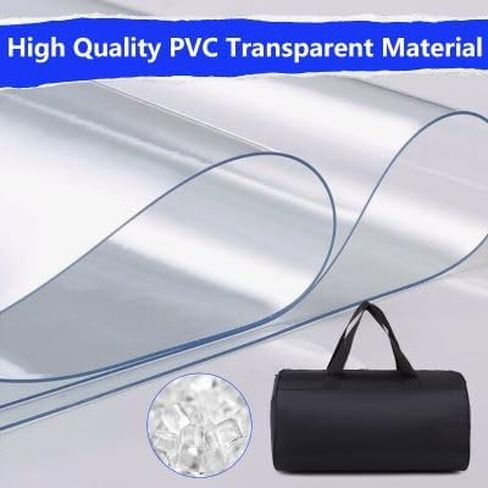 غطاء رافعة شوكية، غطاء مطر للرافعة الشوكية بسعة تصل إلى 6000 رطل، نافذة شفافة من البولي فينيل كلوريد مقاومة للرياح ومقاومة للماء، حاوية كابينة رافعة شوكية شفافة عالمية (سعة أكثر من 6000 رطل، ملاءمة عالمية) in Kuwait