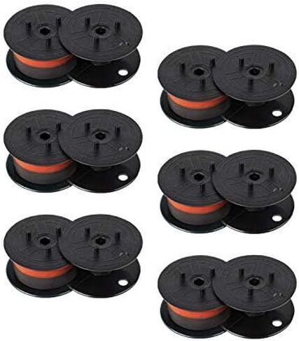 Noa Store 6 أشرطة حاسبة باللون الأسود والأحمر، شريط آلة حاسبة متوافق مع Canon (MP25DV MP-25DV) in Kuwait