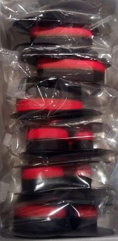 Noa Store 6 أشرطة حاسبة باللون الأسود والأحمر، شريط آلة حاسبة متوافق مع Canon (MP25DV MP-25DV) in Kuwait