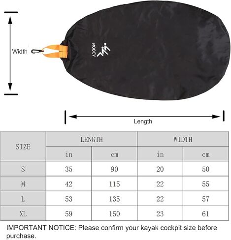غطاء قمرة القيادة كاياك (عبوة من 2)، أغطية مقاومة للماء للنقل، والتخزين الداخلي والخارجي يحافظ على نظافة مقعد الفتحة in Kuwait