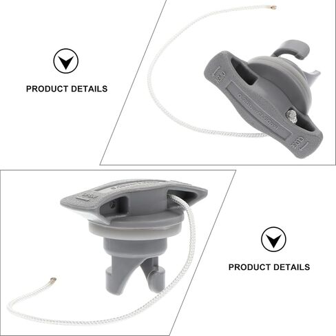 ملحقات لوحة التجديف من BESPORTBLE، 4 قطع من قابس مرتبة الهواء لصمام الهواء، محول صمام الهواء لقارب بوسطن، قارب قابل للنفخ، ملحقات لوح التجديف الحلزوني in Kuwait