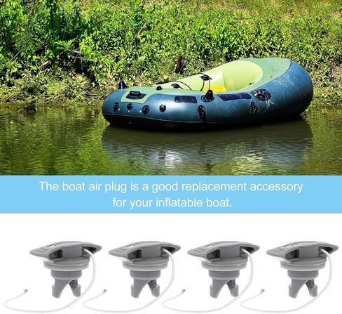 ملحقات لوحة التجديف من BESPORTBLE، 4 قطع من قابس مرتبة الهواء لصمام الهواء، محول صمام الهواء لقارب بوسطن، قارب قابل للنفخ، ملحقات لوح التجديف الحلزوني in Kuwait