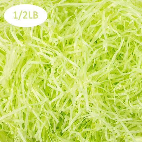 1/2LB Easter Basket Grass Craft Shredded Tissue Raffia Gift Filler Paper Shreds for Baskets Egg Stuffers for Spring Party Supplies Accessories Decorations (camel) in Kuwait