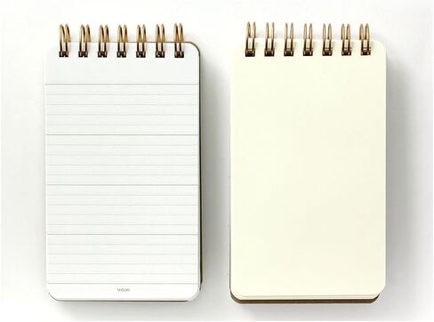 DESIGNPHIL Midori 11796006 Notepad WM Ring Memo Grain Black in Saudi Arabia
