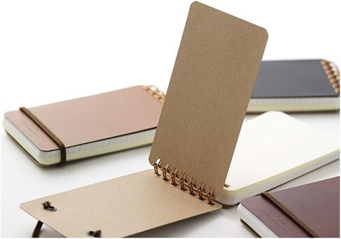 DESIGNPHIL Midori 11796006 Notepad WM Ring Memo Grain Black in Saudi Arabia