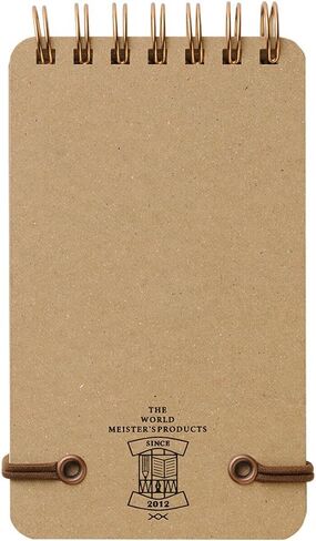 DESIGNPHIL Midori 11796006 Notepad WM Ring Memo Grain Black in Saudi Arabia