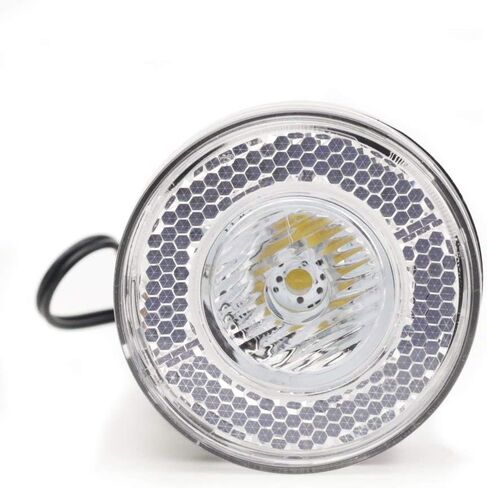 DL09 LED مصباح دراجة دينامو، مصباح أمامي للدراجة دينامو ومولد احتكاك آلي. 100 لومن، مقاوم للماء، سهل التركيب، لا يحتاج إلى بطارية أبدًا in Kuwait