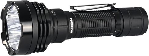 مصباح يدوي تكتيكي ACEBEAM Defender P18 مع مفتاح ذيل مزدوج، مصباح يدوي LED بقوة 5000 لومن عالي قابل لإعادة الشحن، مصباح يدوي بطول 688 ياردة مع مشبك عكسي، ستروب فوري للطوارئ والأمان in Kuwait