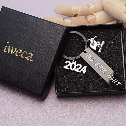 2024 هدايا التخرج للنساء له 2024 كبار المفاتيح لرجالها طالب الدراسات العليا فكرة لابن ابنة في سن المراهقة من كلية المدرسة الثانوية المجوهرات هدية هدية لصبي فتاة الخريجين الأسود in Kuwait