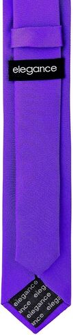 Retreez Men's Solid Plain Color Woven Microfiber 2.4" Skinny Tie in Saudi Arabia